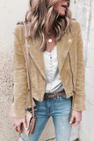 Suede Moto Jacket