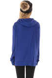 Long Sleeve Hoodie with Rope Drawstring