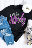 Witchy Graphic Print Short Sleeve T Shirt