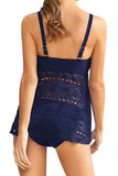 Crochet Flare Tankini Swimwear