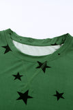 Star Print Crew Neck T-shirt