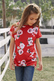 Blooming Floral Little Girls’ T-shirt