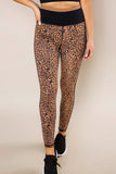 Mocha Leopard Print Active Leggings