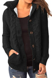 Beige Fur Hood Knit Sweater