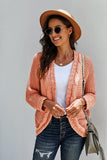 Chunky Knit Solid Cardigan with Pocket