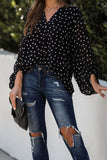 Love You Boo Balloon Sleeve Blouse
