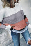 Casual Colorblock Sweater