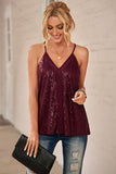 Sequin Racerback Tank