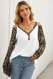 V-Neck Long Sleeves Blouse