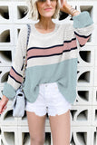 Colorblock Knit Sweater