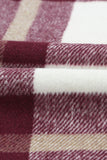 Plaid Print Pocket Women Shacket