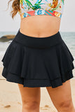 Double-layered Ruffles Beach Skirt