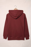 Snap Button Pullover Hoodie with Pocket