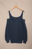 Blue Dew Shoulder Juliette Knitted Sweater