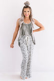 Print Loose Fit Pants