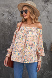 Off The Shoulder Smocked Floral Top