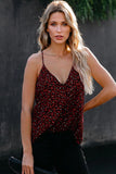 Leopard Printed Racerback Tank Top