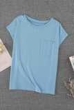 Pocketed Tee with Side Slits