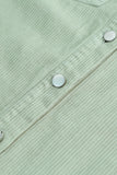 Frayed Boyfriend Corduroy Shacket