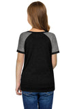 Raglan Sleeve Kid Tee with Side Buttons