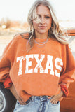 Ribbed Corded Oversized Sweatshirt
