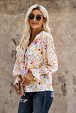 Cakewalk Floral Smocked Blouse