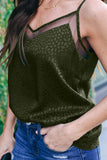 Embossed Mesh Cami Tank