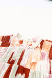 Multicolor Brushstroke Printed Smocking Blouse