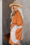 Tie Dye Open Front Beach Cover Up