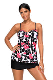 Floral Cami Tankini and Skirtini Swimsuit