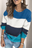 Pullover Colorblock Winter Sweater