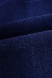 Dark Blue High Rise Flare Jeans