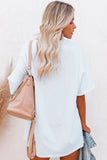 Crew Neck Oversize Tee