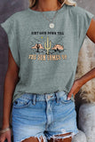 Women's Summer Loose Tank Top Pad Shoulder Solid Color Pullover Casual Crewneck Shirt