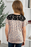 Kids Leopard Lace Up Top by Crazy Train