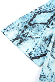 Python Print Short Sleeve Shirt    Leopard Print Short Sleeve Shirt