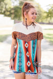 Western Tribal Fashion Crew Neck T-shirt