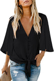 Button Tie Top