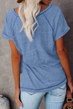 Heathered Round Neck T-shirt