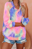 Tie-dye Knit Hoodie