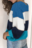 Pullover Colorblock Winter Sweater