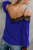 Lace Cold Shoulder Blouse