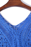 Crochet Knitted Tassel Tie Kimono Beachwear