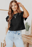 Ruffle Sleeve Cable Knit Sweater