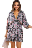 Ruffle Tiered Babydoll Style Mini Dress