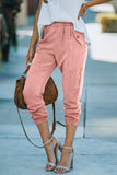 Casual Pocketed Elastic Waist Joggers