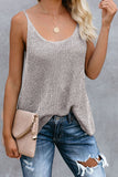 Multicolor Knitted Cami Tank Top