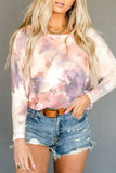 Tie Dye Long Sleeve Blouse