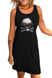 Moon Phases Forest Aesthetic Print Tank Dress