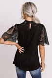Breaking News Lace Top